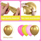 Yellow Pink Balloon, 60 Pcs 12 Inches Hot Pink Metallic Gold Balloons For Girls Peach Birthday Party Decorations Birthday Balloons Baby Shower Engagement Party Supplies