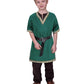 Kids Medieval Costume Boys Viking Tunic Knight Warrior Renaissance Shirts With Belt 10-12 Years Green