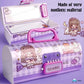 Funblast Kids Pen & Pencil Box Suitcase Style Password Lock Pencil Case, Multi-Layer Pencil Box Kids, Boys, Girls, Stationary Or