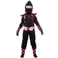 Jazgrom Ninja Costume For Boys Halloween Luxury Costume Red Dragon Ninja Muscle Costume For Kids