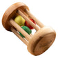 Brainytots Rolling Drum Rattle | Neem Wood Rattle | Montessori Inspired Educational Toy | Improves Fine And Gross Motor Skills |