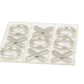 Deco 79 Metal Tic Tac Toe Game Set With Silver Pieces, 12' X 1' X 12', Silver