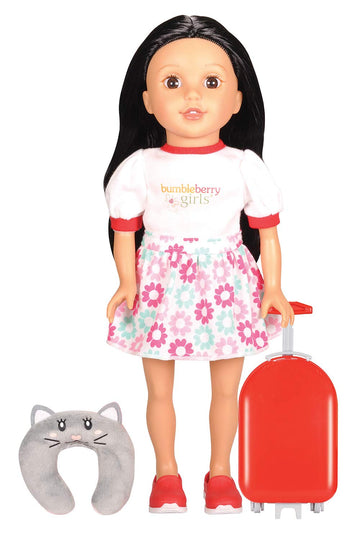 Bumbleberry Girls Travel Set - Jaimee, Asian, 15 Inches, 15029