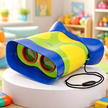 Storio Binoculars For Toddlers & Kids | Educational Outdoor Exploration Toy For Boys & Girls Age 3+ | Safe, Lightweight & Shockp