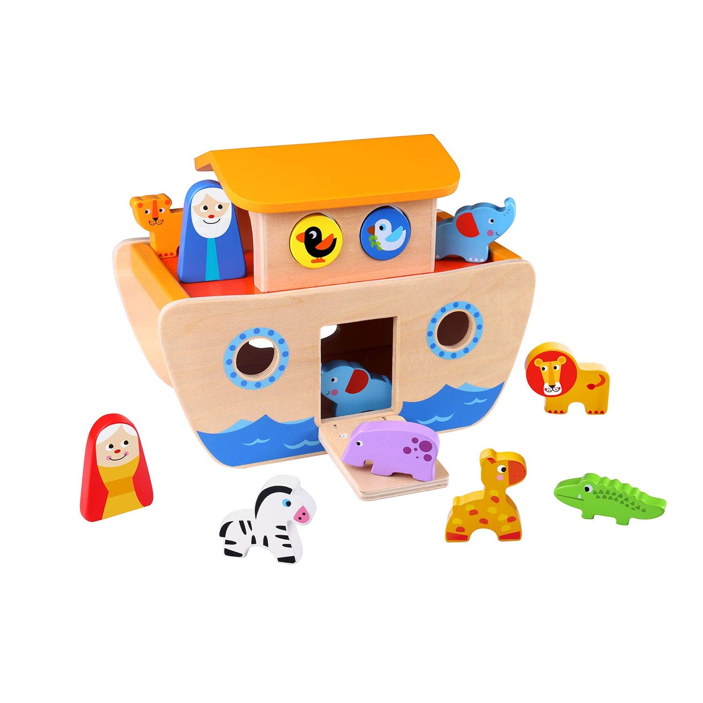 Tooky Toy 921 TKC304 EA Wooden Noahs Ark (EXP)
