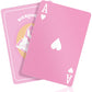 Bierdorf Pink Waterproof Playing Cards Durable Cute Deck Of Cards Standard Index Professional Premium Poker Cards Vintage Themed
