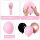Pink And Black Balloon Arch Kit, Light Pink And Black Balloons Garland With Metallic Rose Gold Balloons, Baby Pink Balloons For