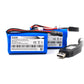 Coonyard (4-Pack) 7.4V 1500mAh Li-ion Rechargeable Battery with 5500 Plug Replacement for XLH 9135 9136 9137 9138 9145 9130 RC T