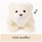 GUND Snuffles Teddy Bear, Classic Plush Toy, 7" White, High Quality Materials, Ages 1 and Up, Model 6072576