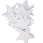 Playfully Ever After 1.5 and 3 inch Combo Size Felt Star Stickers 46pc (White)