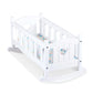 Melissa & Doug Wooden Doll Cradle - White, for Dolls & Stuffed Animals, Model 96566