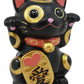 Atl Ebros Black Maneki Neko Cat Collector Figurine Japanese Lucky Cat Charm Mao Mao Black Kitten Decorative Sculpture
