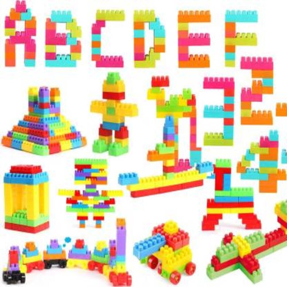 Satsun Toys NonToxic Train Building Blocks Game Toys Building Blocks Toy Set 60 Pcs
