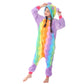 Woyasim Unisex Flannel Costume Onesie Kids Halloween Easter Animal Cosplay For Girls Boys One Piece Pulple Panda L