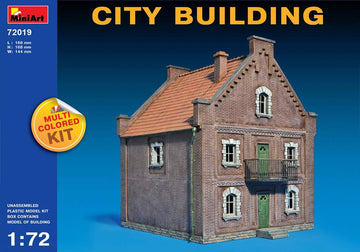 Miniart 1:72 Scale City Building Kit (Multi-Colour)