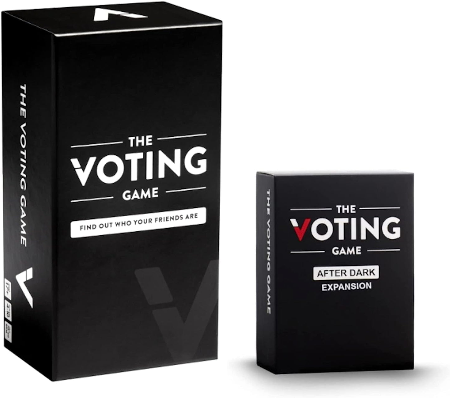 The Voting Game + After Dark Expansion Set - The Hilarious mature-themed Party Game About Finding Out Who Your Friends are - Perfect for College Students  Fun Parties & Board Games Night with Your Group