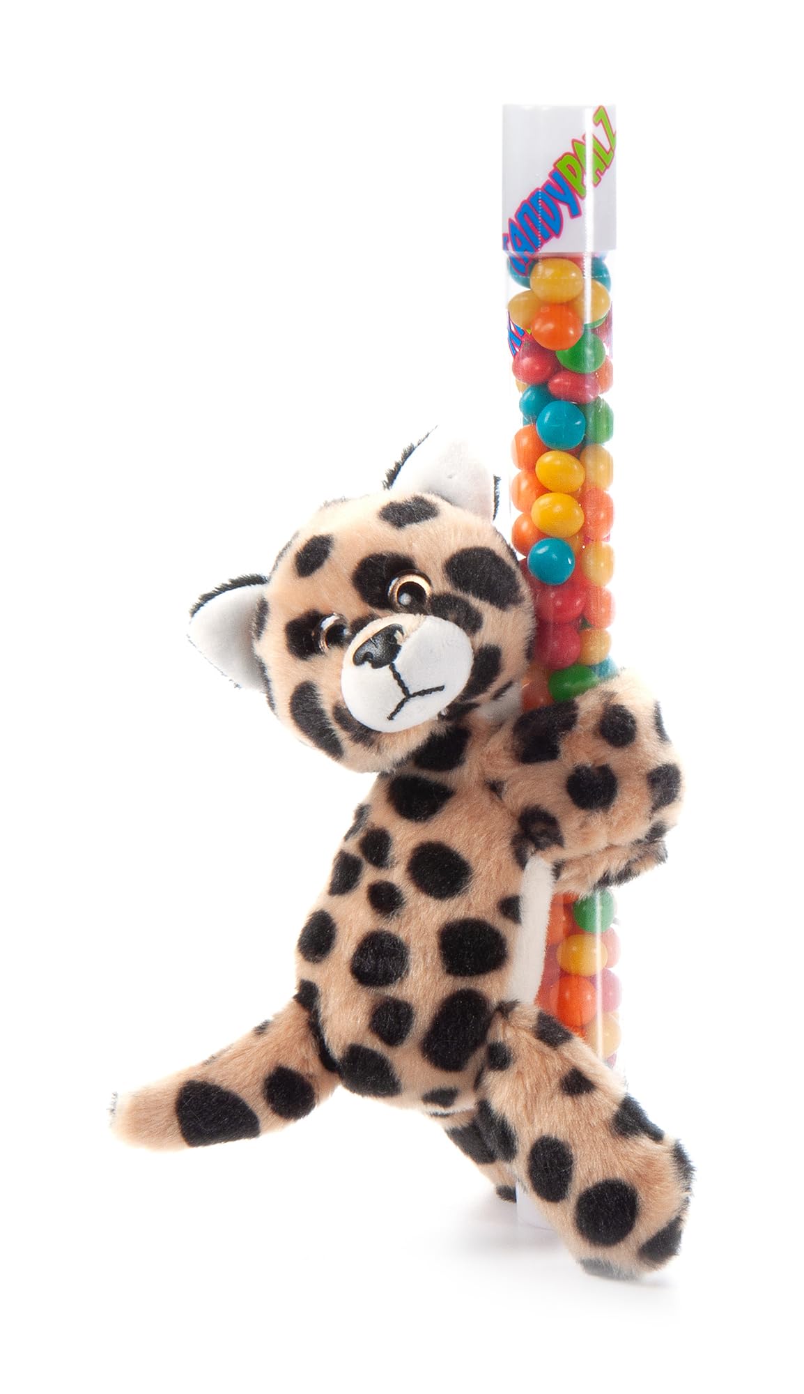 The Petting Zoo Cheetah Stuffed Animal Plushie Slap Bracelet, Gifts For Kids, Candypalz, Zoologee Realistic Cheetah Plush Toy