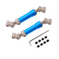 2PCS Treehobby Aluminum Alloy Universal Rear Drive Shaft Upgrade Accessories Compatible with Wltoys 12428 Fly fy-03 1/12 RC Car