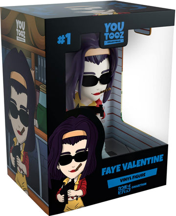 Youtooz Faye Valentine 5'' Inch Figure, Official Collectible Faye Valentine From Anime And Series Cowboy Bebop By Youtooz Cowboy