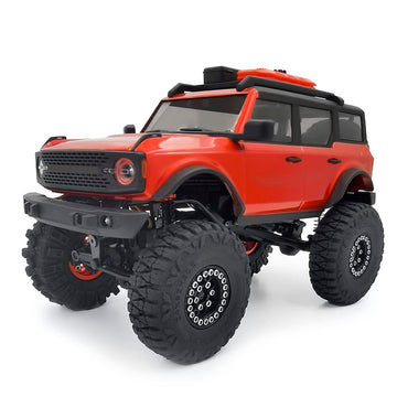 RCLIONS 4PCS Rubber Micro 1'' RC Wheel Tires 62mm for 1/24th Axial SCX24 Deadbolt,C10,JLU CRC,Bronco RC Crawler Truck Car (B Sty