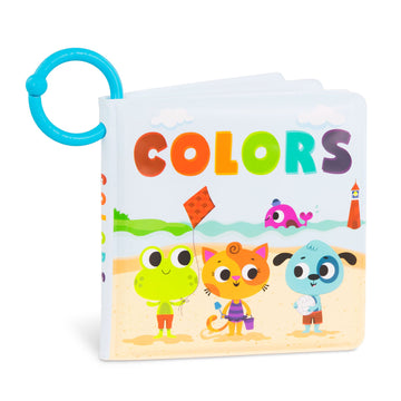 B. Toys – Baby Bath Book – Educational Book For Babies – Book About Colors – Waterproof Bathtub Toys – 6 Months + – Tub Time Books - Colors