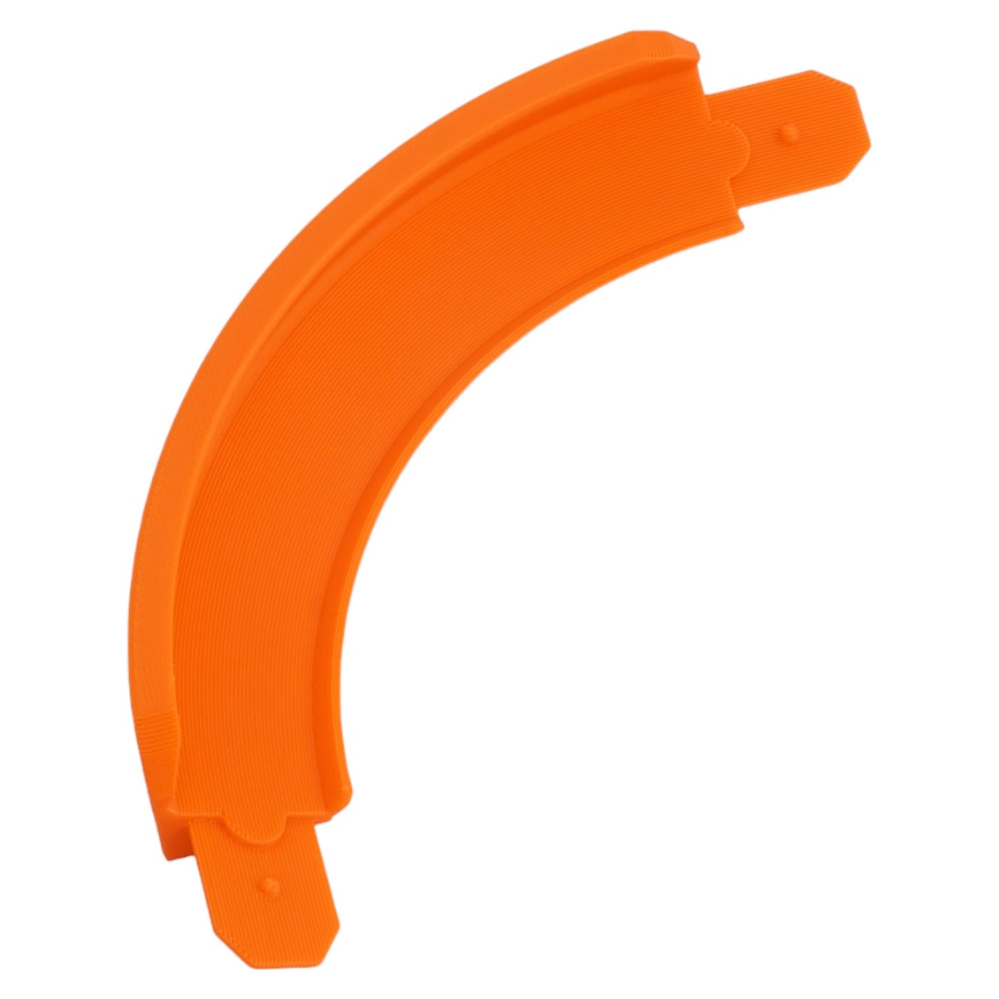 Hot Wheels Compatible 90 Degree Banked Turn (Orange)