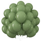 Sage Green Balloons 50Pcs, Double Stuffed Olive Green Latex Helium Balloons, Eucalyptus Avocado Green Party Balloons Retro Green