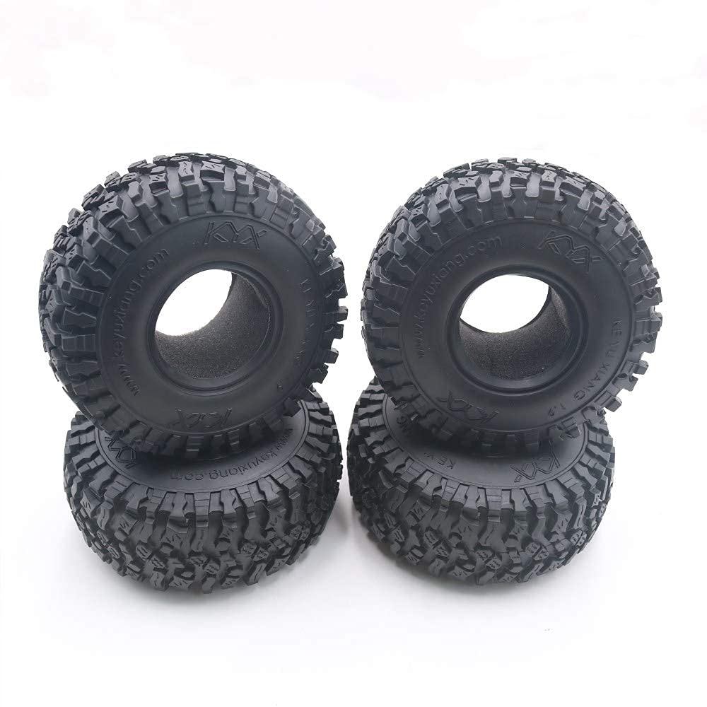 KYX Racing Rubber 1.9 Inch Tires 118mm x 45mm Tyres for 1/10 Rc Crawler (2pcs)