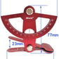 RC Plane Hobby Throw Meter for RC Models, Anodized Aluminum, Red, Model K-012-A