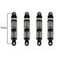 Rzxylrc 4Pcs 53Mm/59Mm/65Mm/78Mm Aluminum Shocks Absorbers Oil Threaded Damper For 1/18 Rc Crawler Trx4M Trx-4M Bronco Defender