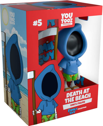 You Tooz Family Guy Death At The Beach, 4.4'' Inch Vinyl Figure, High-End Collectible Vinyl Family Guy Death Figure By Family Guy Collection, Blue,Green,Red