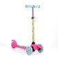 Monster Jam Self Balancing Kick Scooter With Light Up Wheels, Extra Wide Deck, 3 Wheel Platform, Foot Activated Brake, 75 Lbs Li