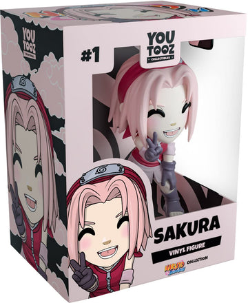 Youtooz Sakura Haruno, 3.8'' Inch Naruto Anime Figure, Collectible Sakura Haruno Vinyl Figure Naruto Collection