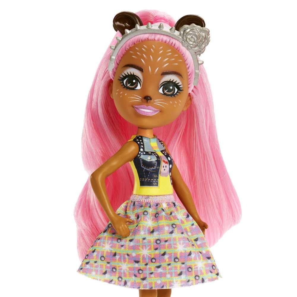 Enchantimals Dolls, City Tails Hensley Hedgehog Doll And Spiney Friend Figure, Small Doll With Removable Skirt And Accessories, Gifts For Kids, Hkn13