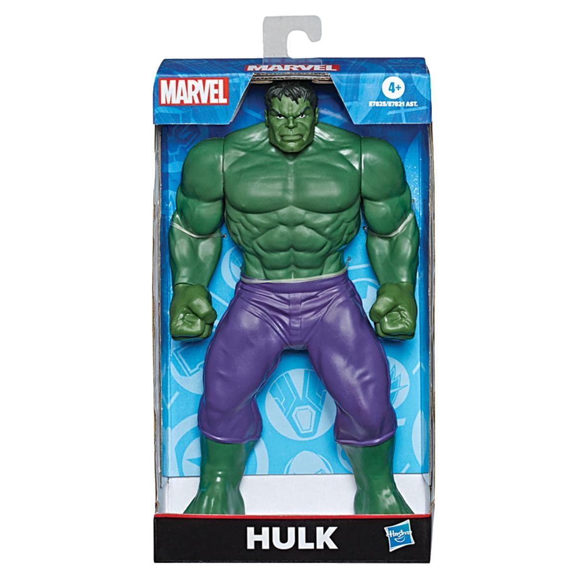 Marvel Hulk Action Figure - 9.5-Inch Collectible Toy for Kids, Multi-Color, Plastic, Model E78255X60