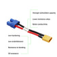 Laisomeke XT30 to EC3 Male Female Adapter Connector for RC FPV Drone Car Lipo NiMH Battery Charger ESC (4 Pack)