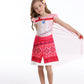 Wonderbabe Princess Costume For Girls Adventure Outfit With Cape Fashion For Pretend Play Dress Up Kids Birthday Christmas Gift