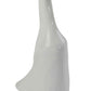 Bare Decor Albert The Duck, Hand Carved And Painted White, Bamboo Root Figurine, 15''