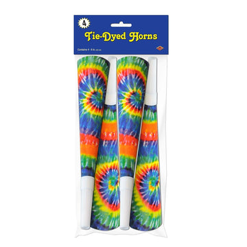 Pkgd Tie-Dyed Horns