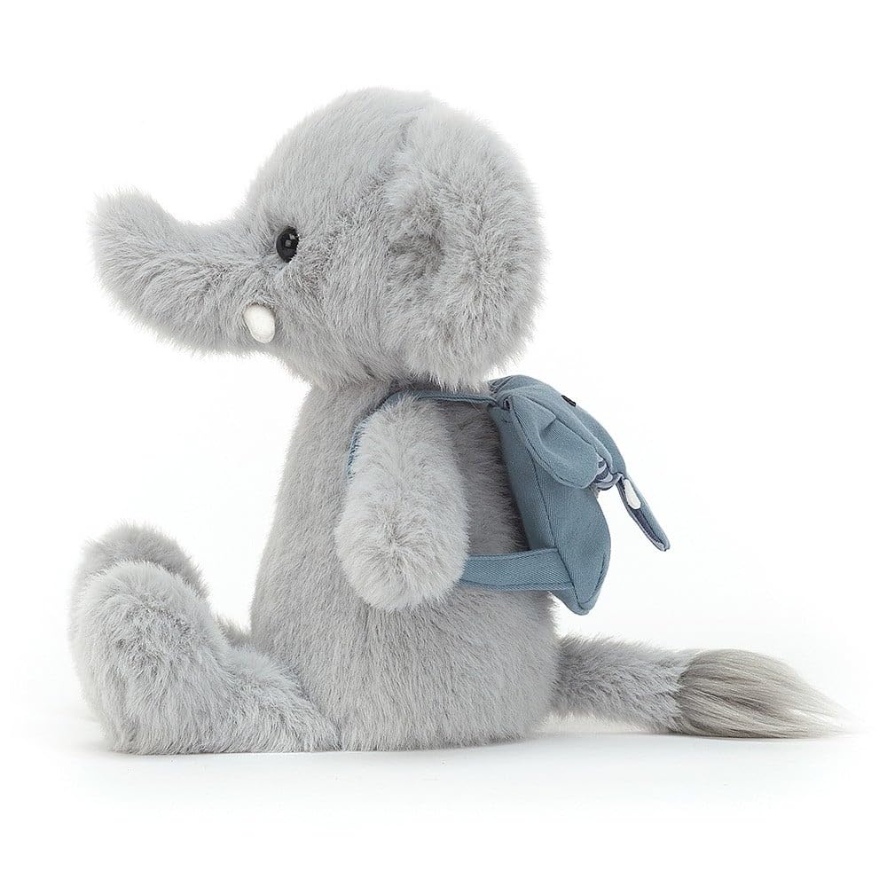 Jellycat Backpack Elephant Stuffed Animal, 8.5 inches - Elephant Plush Toy - Classic Children's Gift
