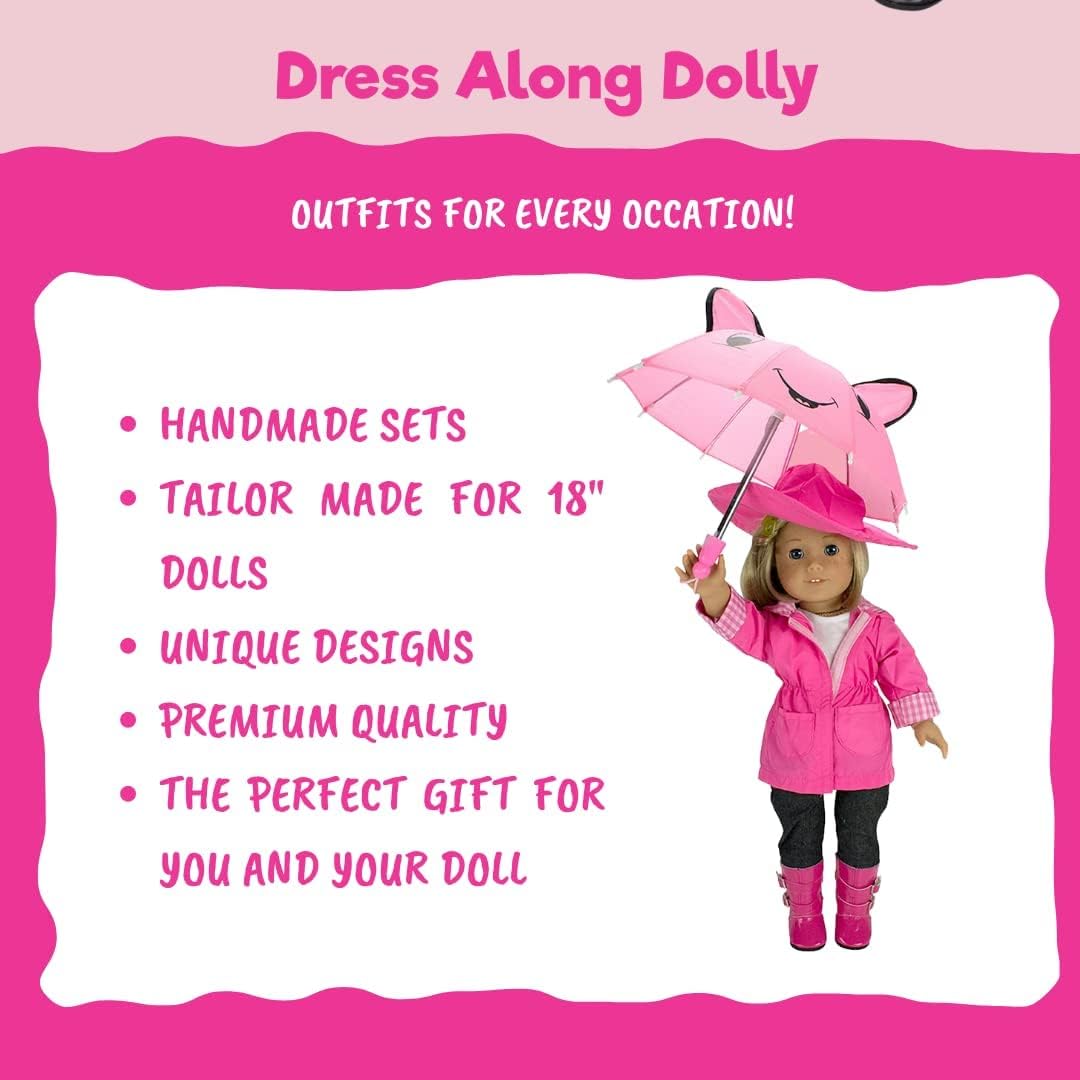 Harley Quinn Inspired Doll Outfit (7Pc Set)- Super Hero Clothes & Accessories Compatible W American Girl Doll- Includes Shirt, S