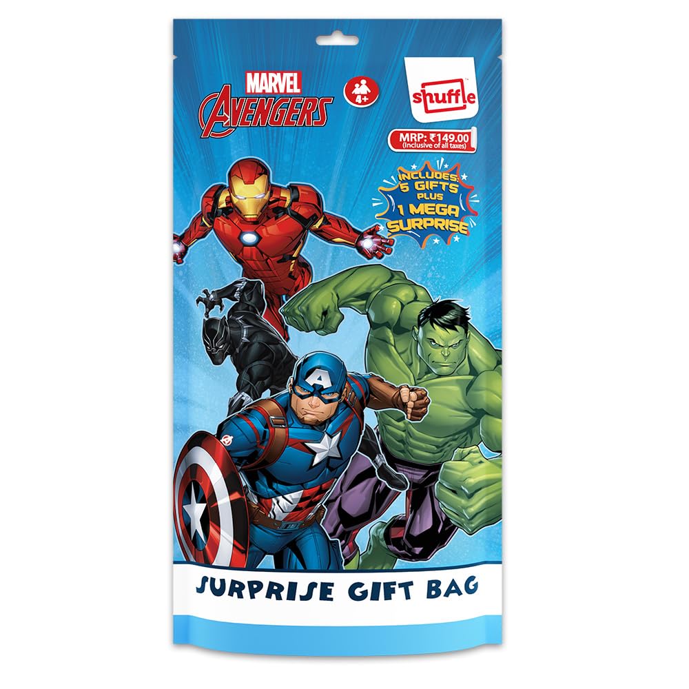 Parksons Cartamundi Private LimitedMH Kids Marvel Avengers Surprise Gift Bag and Card Game
