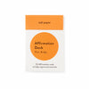 Mal Paper Kids Affirmation Card Deck - 52 Pack | Great For Mindfulness Challenge, Mantras, Meditation Tools, Inspirational Cards