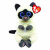 TY Beanie Babies Miso The Cat Soft Toy, 15cm Grey, Polyester, Model TY40548