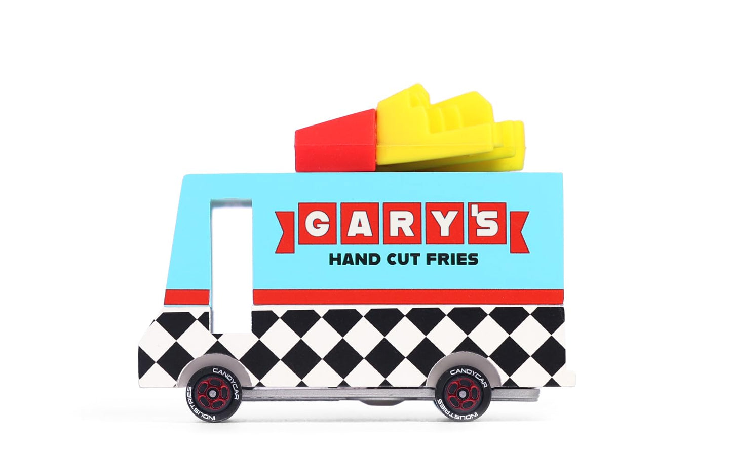 Candylab Toys CANDYCAR Wooden Food Truck Collection - French Fry Van  enhanced Handcrafted Beech Wood Toy Car