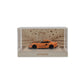 Wood Toy Car Storage Organizer - Holds Diecast Cars - Freestanding Or Wall Display Case Shelf - Matchbox & Hot Wheels Car Compat