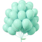 Partywoo Mint Balloons, 50 Pcs 12 Inch Pastel Teal Balloons, Pastel Turquoise Balloons For Balloon Garland Or Balloon Arch As Party Decorations, Birthday Decorations, Baby Shower Decorations, Mint-Q03