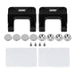 INJORA Magnetic Body Mount for FMS FCX18 LC80 1/18 RC Crawler, Small, Black, Aluminum, Model FCX18-06