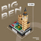 NeoLeo Real Big Ben Micro Building Blocks Set (3900+PCS) - World Famous Architectural Model Toys Gifts for Kid and mature-themed