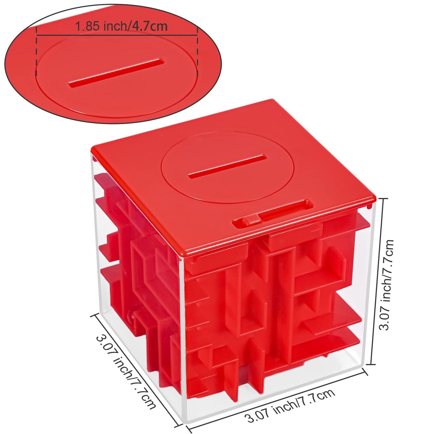 Thinkmax Money Maze Puzzle Box For Kids And Adults, Perfect Money Holder Maze Puzzle Gift Box (6 Pack)